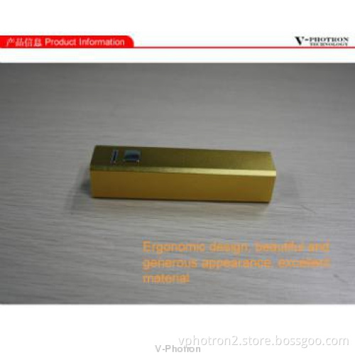 new design USB chager power bank 2600mah in lipstick